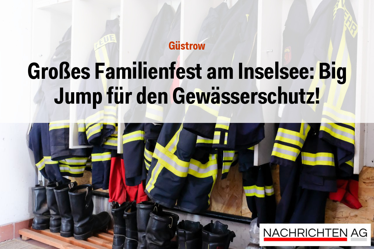 Großes Familienfest am Inselsee: Big Jump für den Gewässerschutz!
