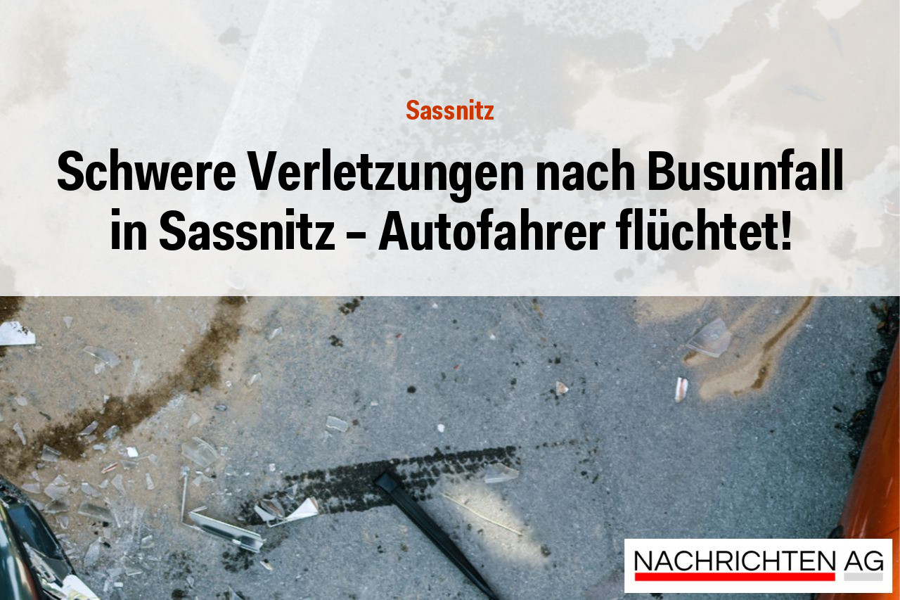 Schwere Verletzungen nach Busunfall in Sassnitz – Autofahrer flüchtet!